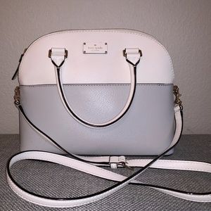 Kate Spade Grove Street Carli Bag White and Grey